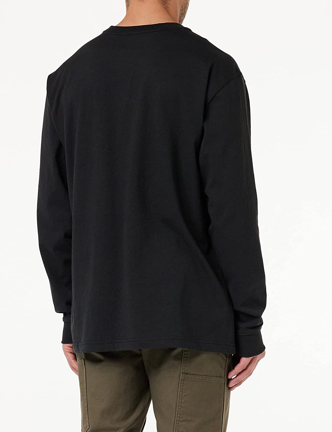 Carhartt Men's Loose Fit Heavyweight Long-Sleeve Pocket Henley T-Shirt - Image 8